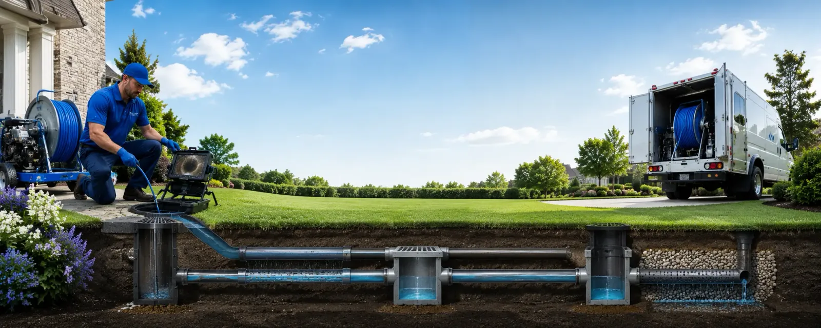 Outdoor drain cleaning information for Crystal Beach, FL